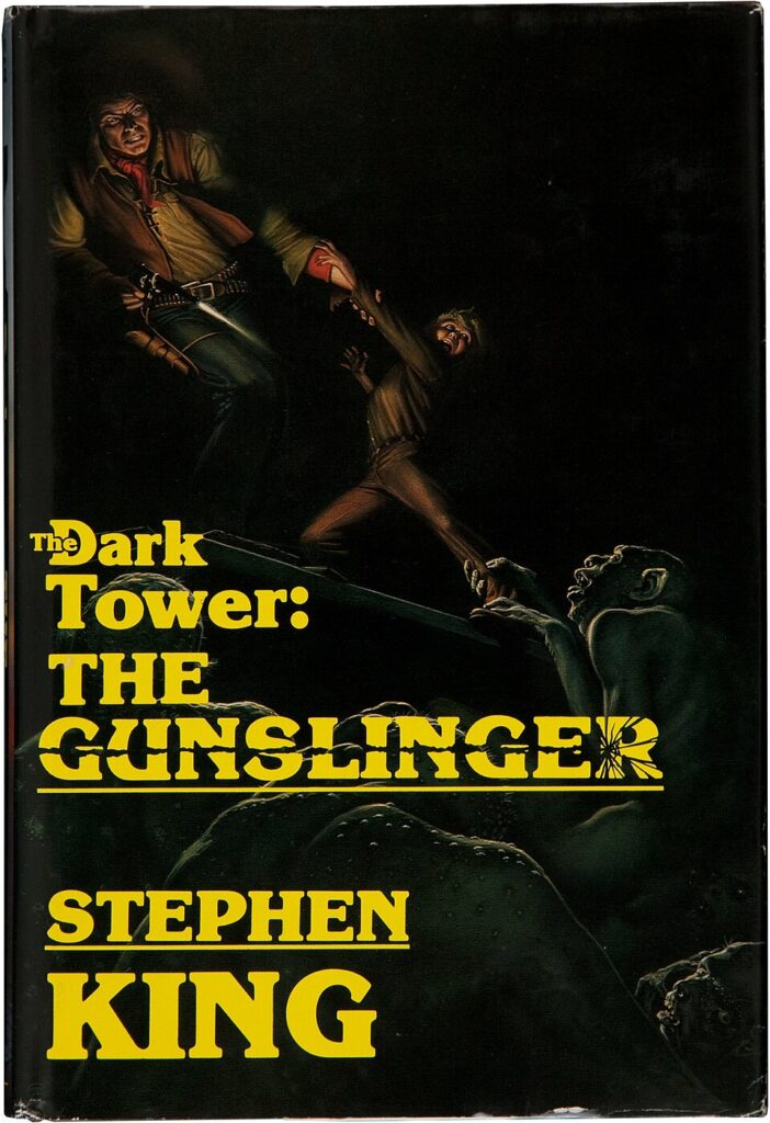 first edition cover of the gunsliger by stephen king